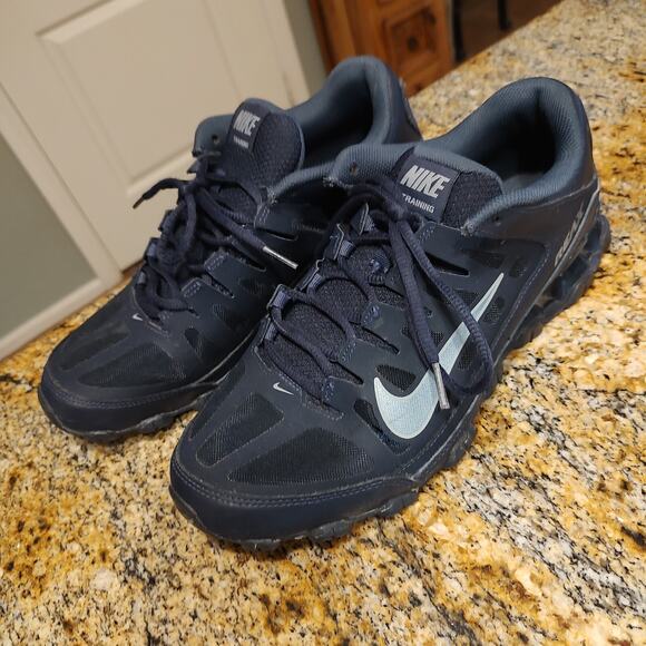 Nike Reax 8 TR Triple Black Athletic Shoes Training 621716-406 Lace Up Men's 10 - Picture 1 of 12